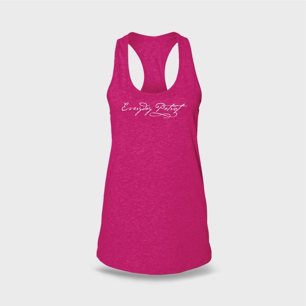 EDP – Script – Women's Racerback Tank Top