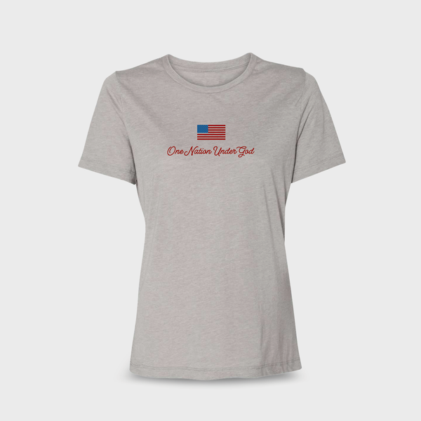 One Nation Under God — Woman's Crew Neck