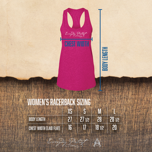 EDP – Script – Women's Racerback Tank Top