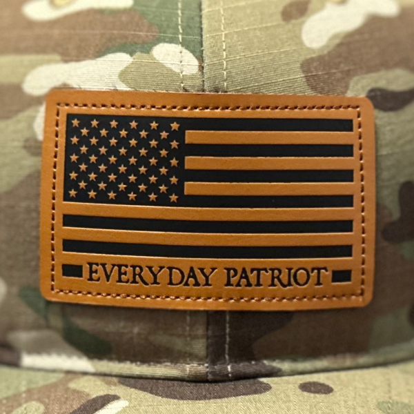 Leather Flag Patch – EDP – MultiCam